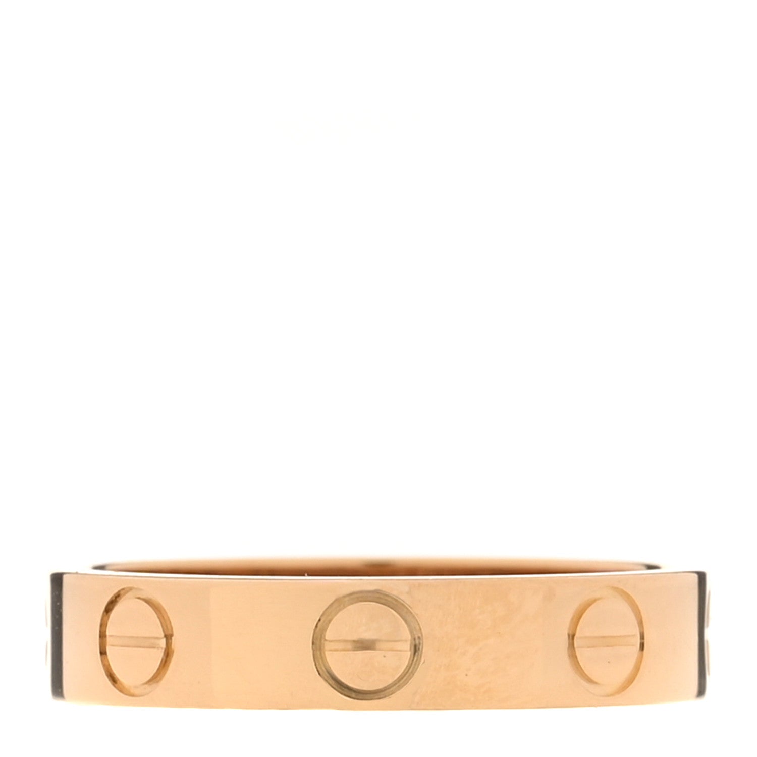 Cartier 18K Yellow Gold 3.5mm LOVE Wedding Band Ring 49 4.75 3 of 5