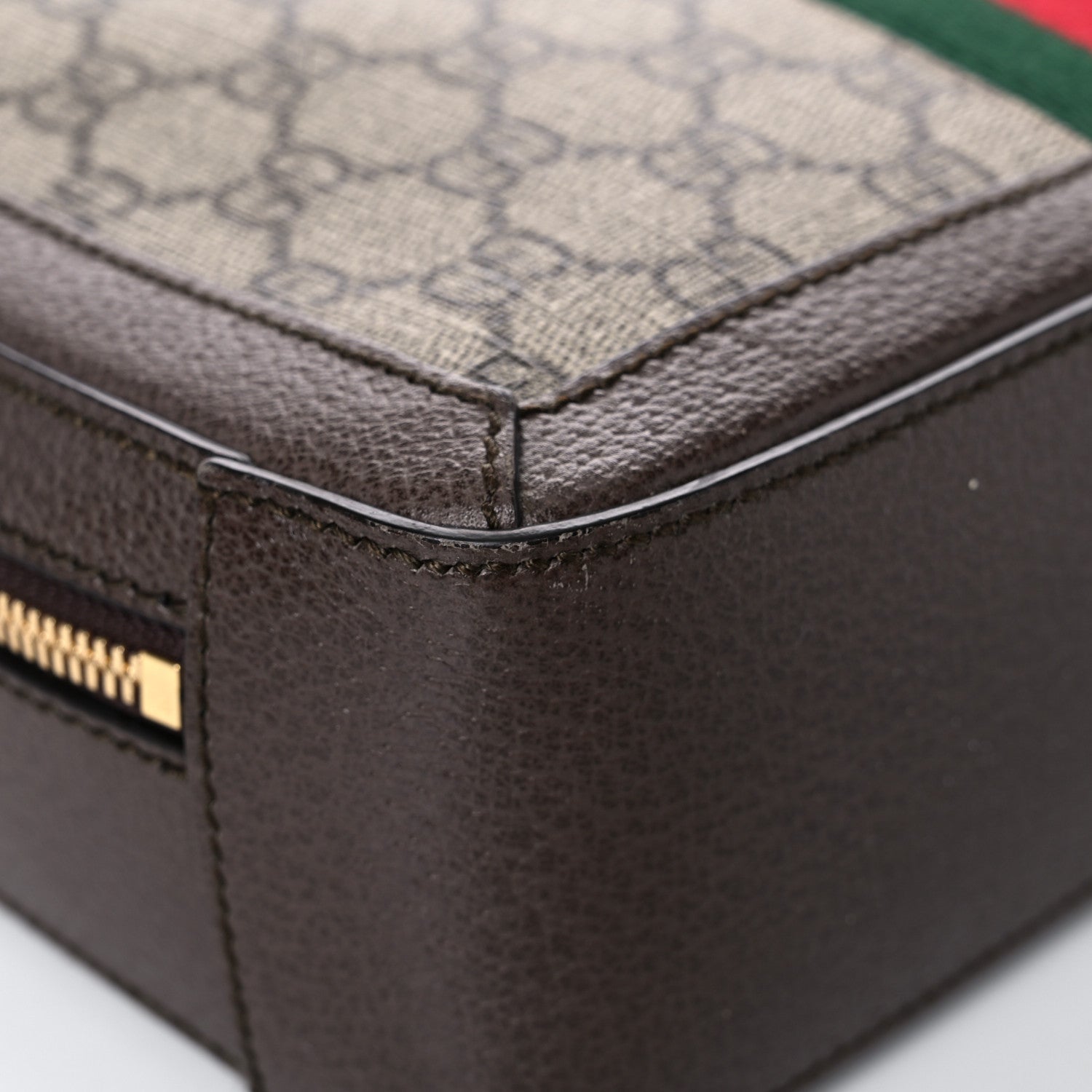 Gucci GG Supreme Web Small Ophidia Top Handle Shoulder Bag Brown 7 of 20