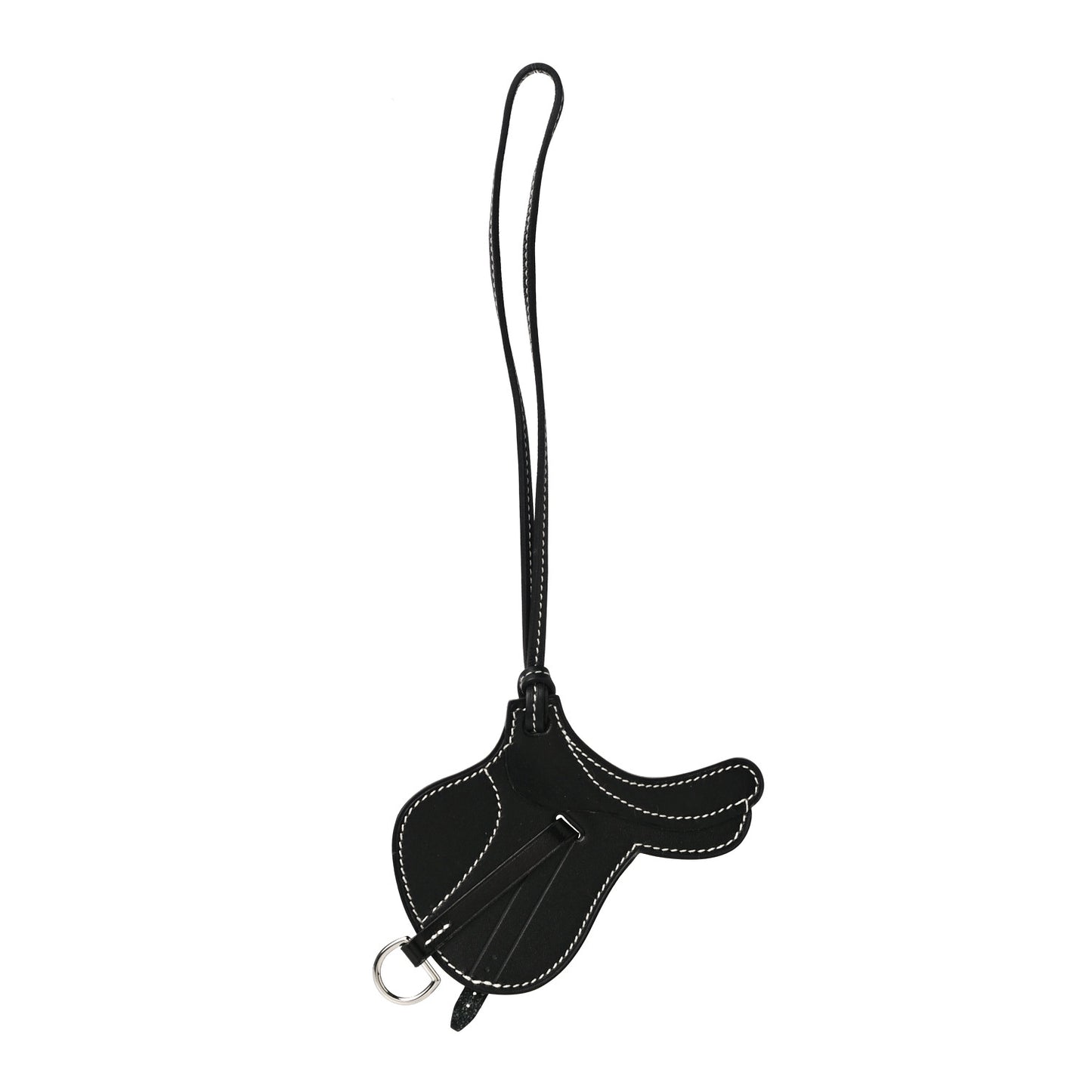 Box Paddock Selle Horse Saddle Bag Charm Black