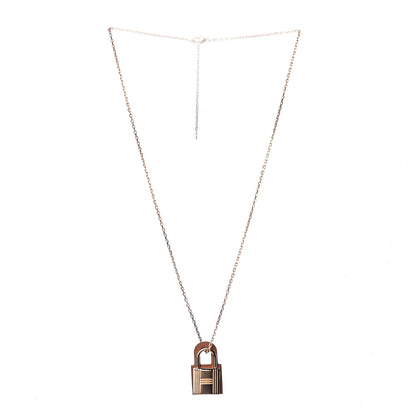 Hermes Swift Small O'Kelly Pendant Necklace Gold 2 of 4