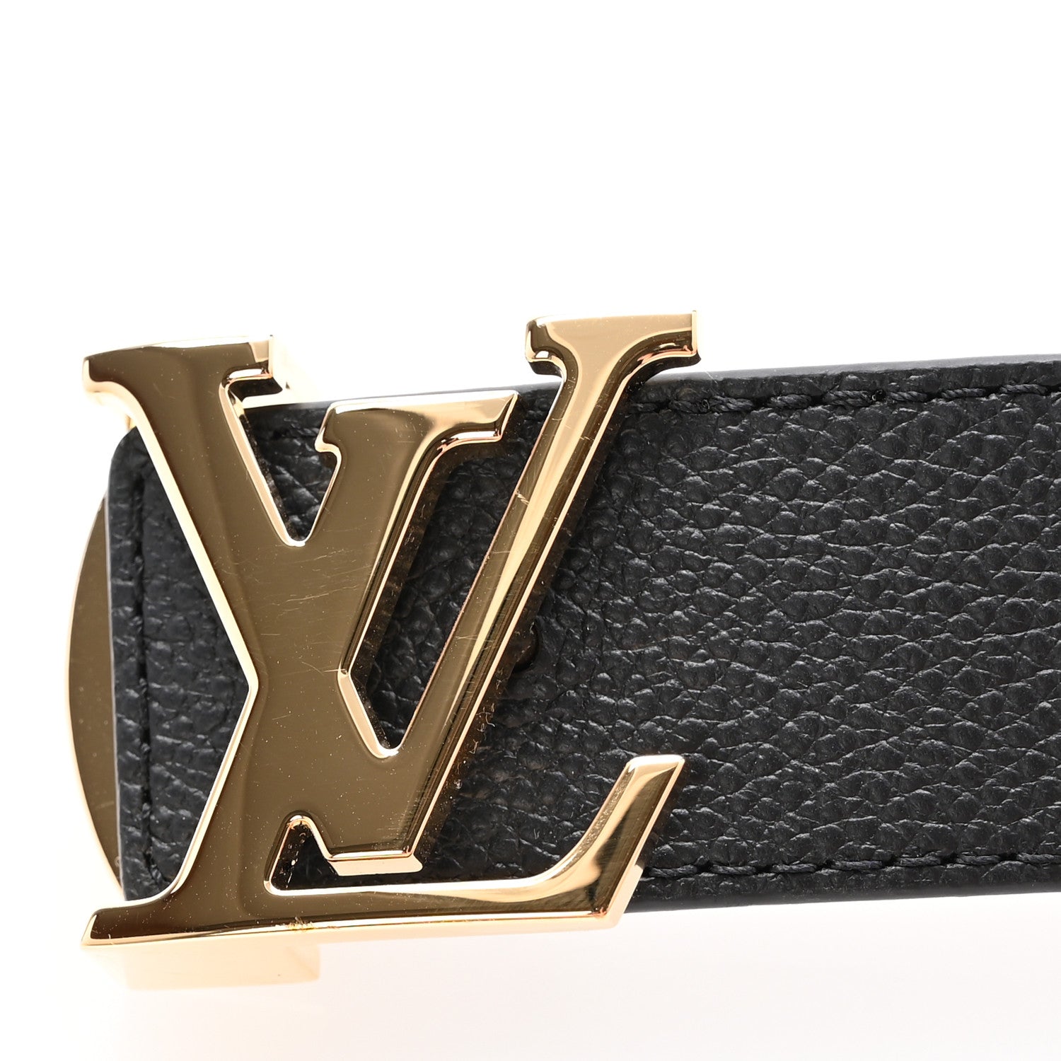 Louis Vuitton Calfskin Monogram 30mm LV Initiales Reversible Belt 90 36 Black 7 of 7