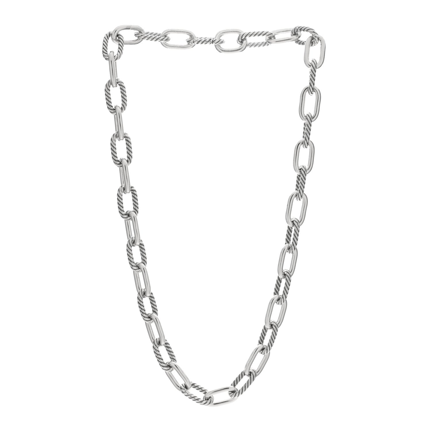 David Yurman Sterling Silver 11mm Madison Chain Necklace 20.5" 2 of 3