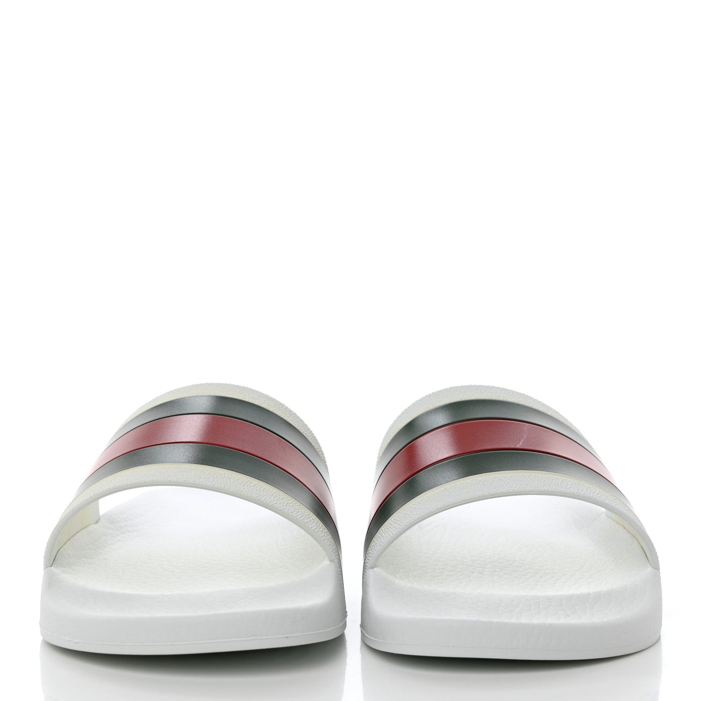 Rubber Web Mens Pool Slide Sandals 8 Great White