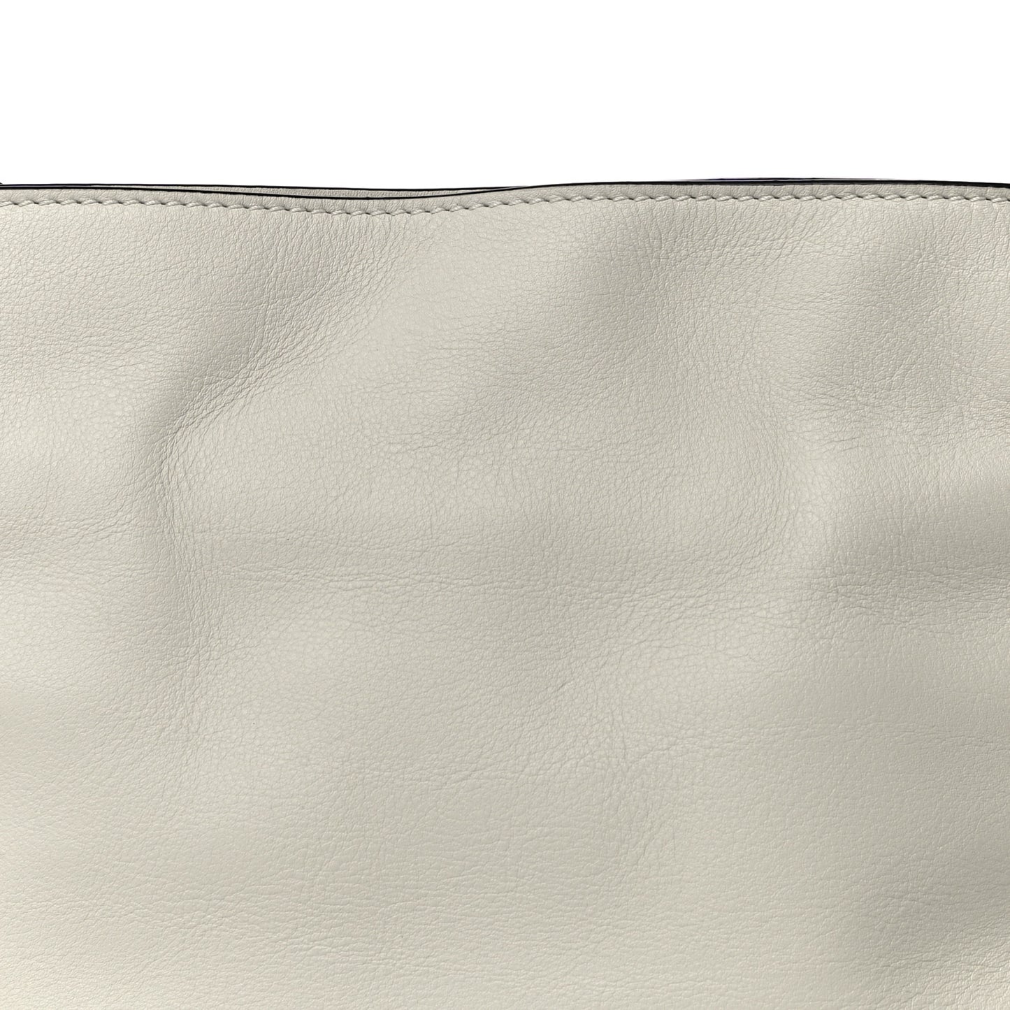 Calfskin Mini Flamenco Knot Bag White