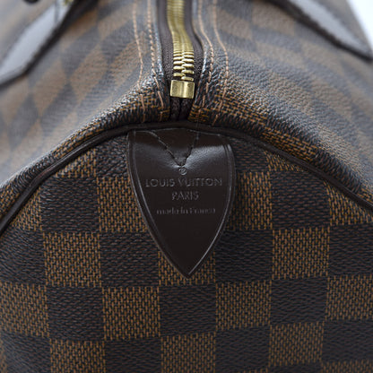 Louis Vuitton Damier Ebene Speedy 35 7 of 9
