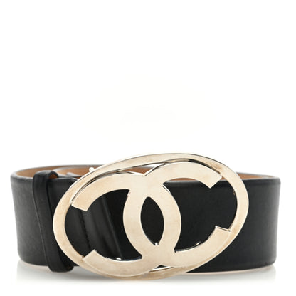 Chanel Calfskin CC Belt 75 30 Black 1 of 4
