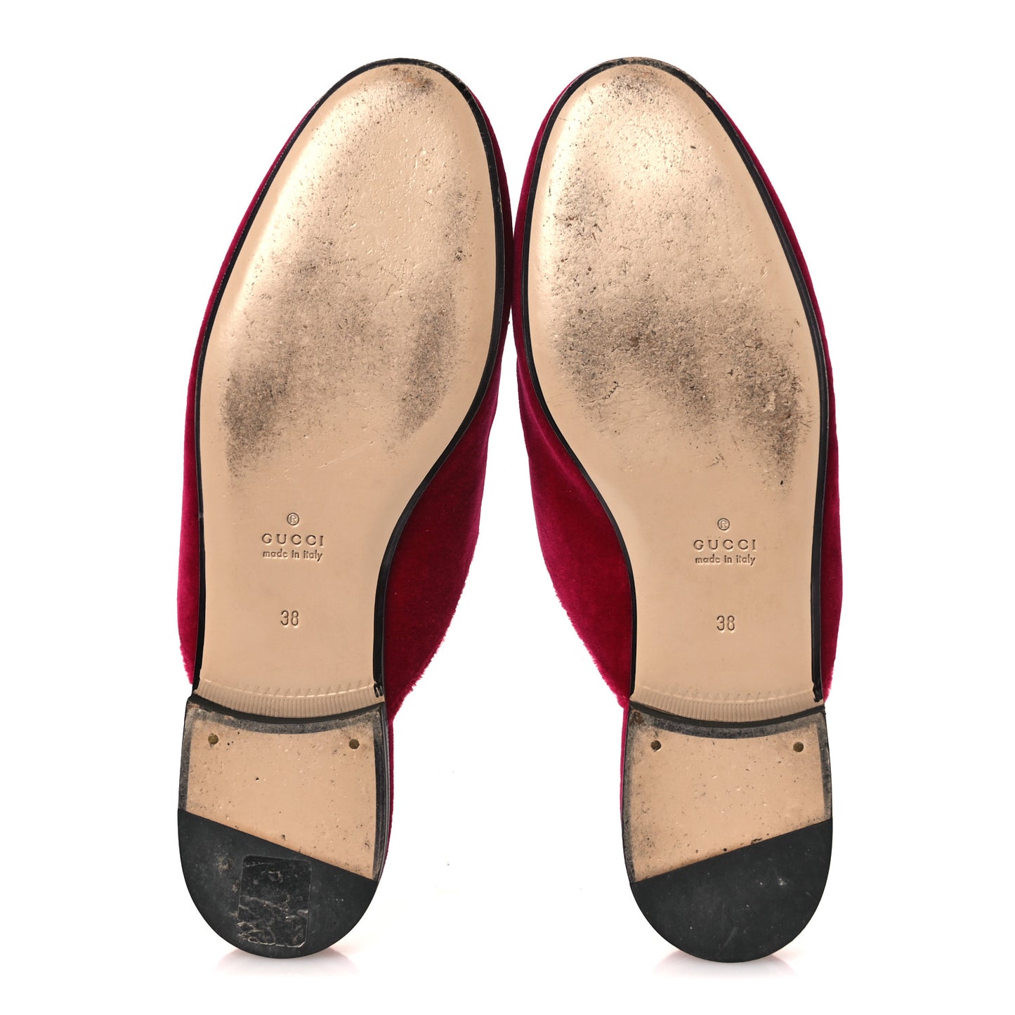 Velvet Panther Embroidered Womens Princetown Slippers 38 Raspberry Sherbet