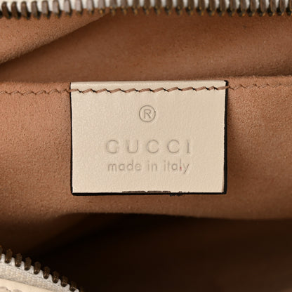 Gucci Calfskin Matelasse Small GG Marmont Chain Shoulder Bag White 6 of 10