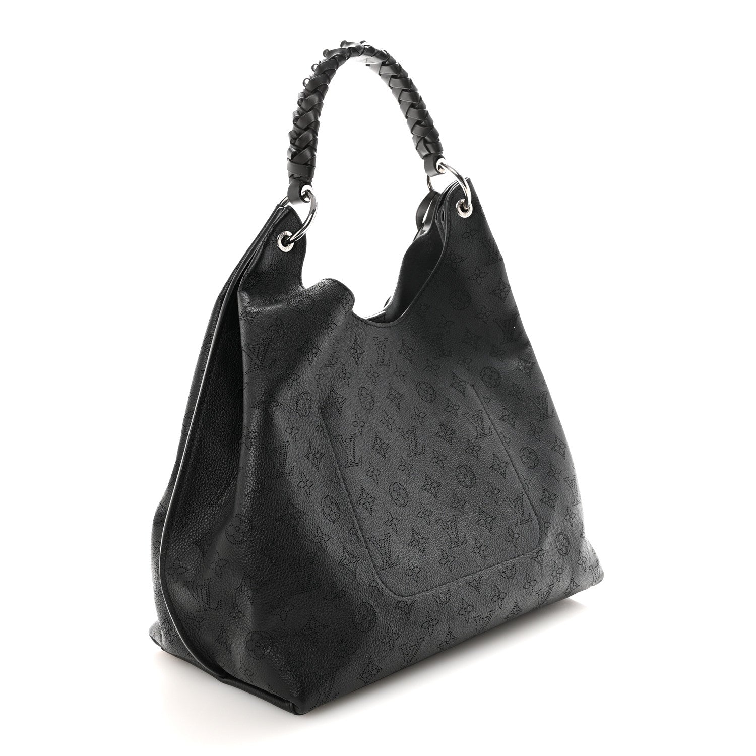 Louis Vuitton Mahina Carmel Hobo Black 3 of 9