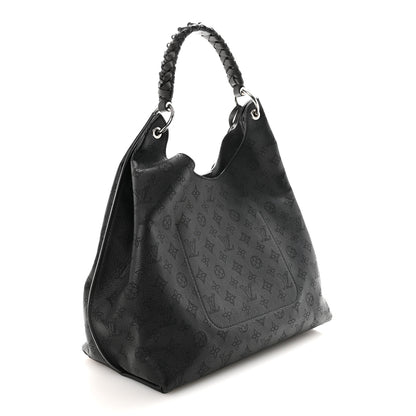 Louis Vuitton Mahina Carmel Hobo Black 3 of 9