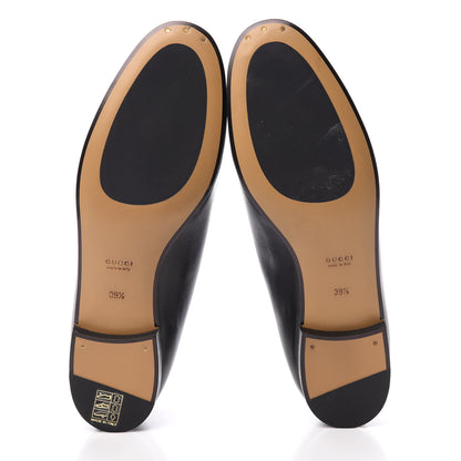 Gucci Calfskin Womens Jordaan Loafers 39.5 Black 5 of 12