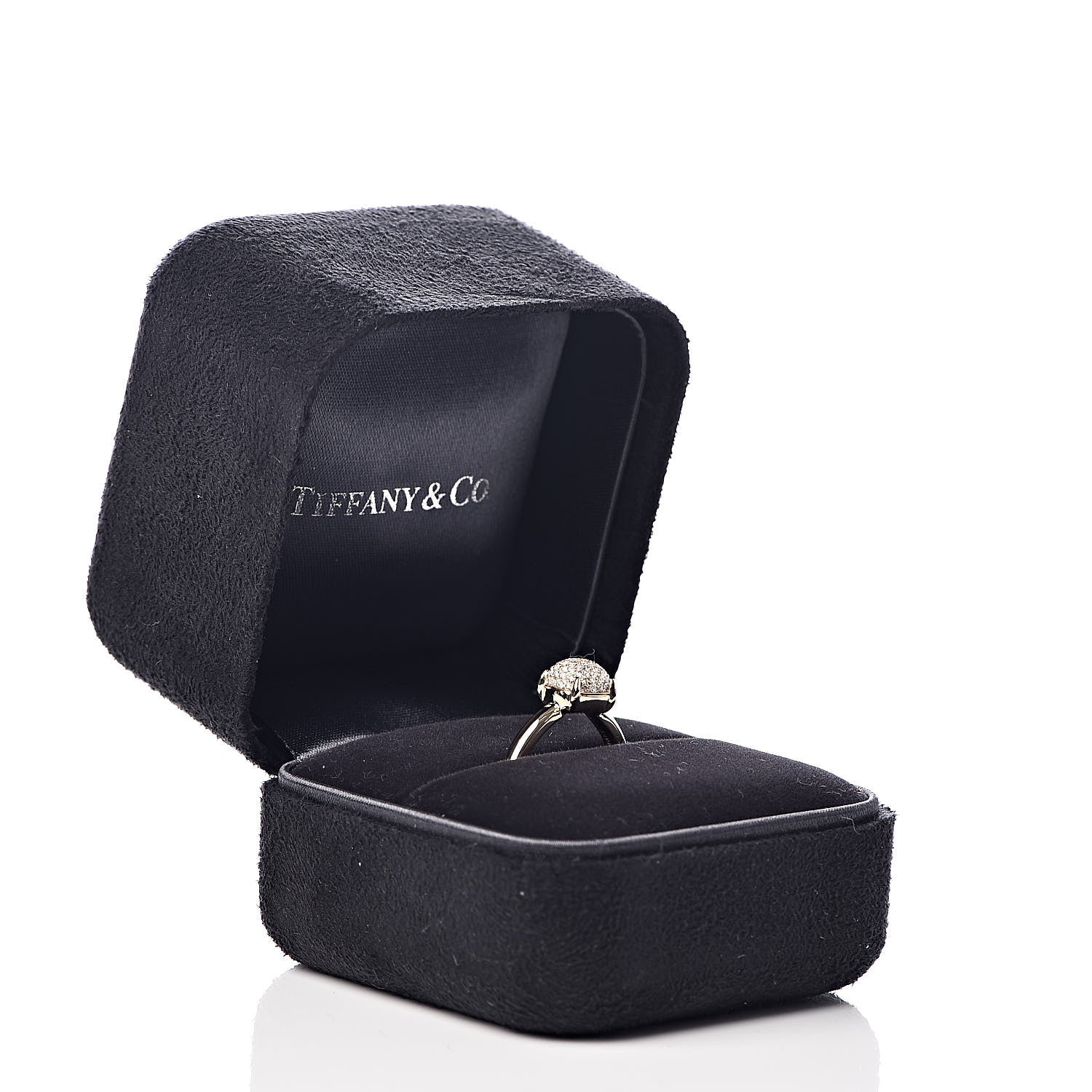 Tiffany 18K Yellow Gold Diamond 7mm Paloma Picasso Sugar Stacks Ring 49 5 7 of 7