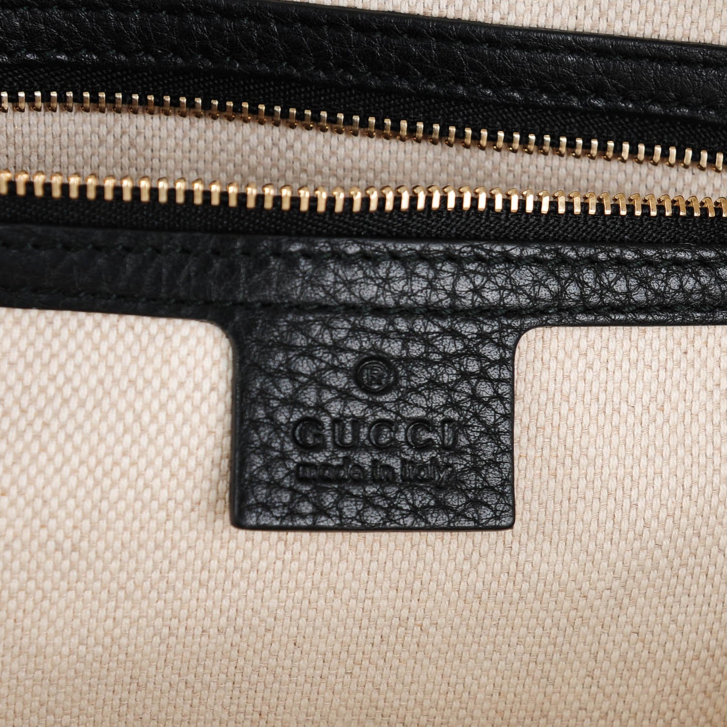 Pebbled Calfskin Small Soho Bowler Black