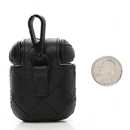 Bottega Veneta Nappa Intrecciato Airpods Case Black 2 of 4
