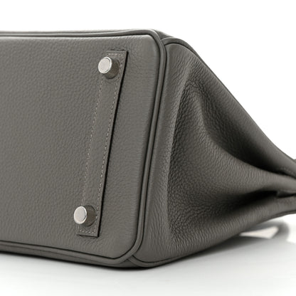 Hermes Togo Birkin 25 Gris Meyer 10 of 15