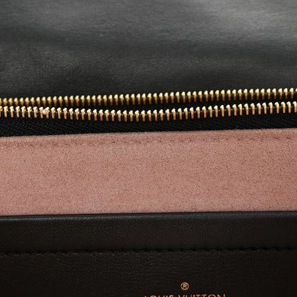 Louis Vuitton Lambskin Embossed Monogram Pochette Coussin Black 10 of 10