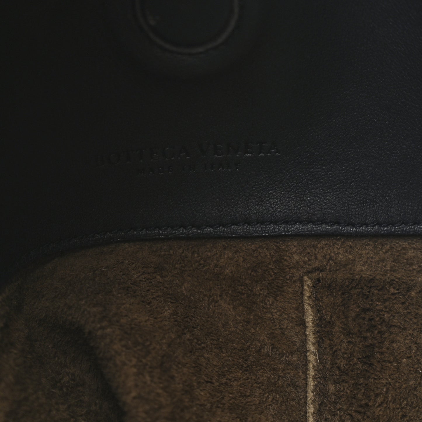Nappa Intrecciato Medium Campana Hobo Dark Navy