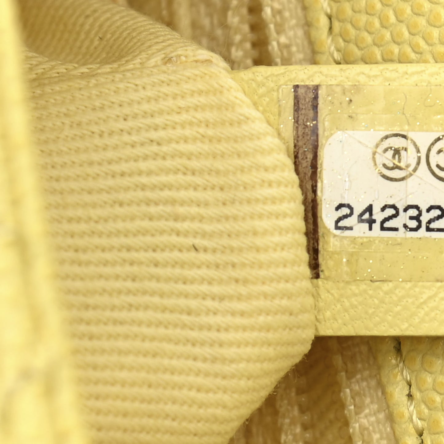 Caviar Quilted Mini Coco Handle Flap Yellow