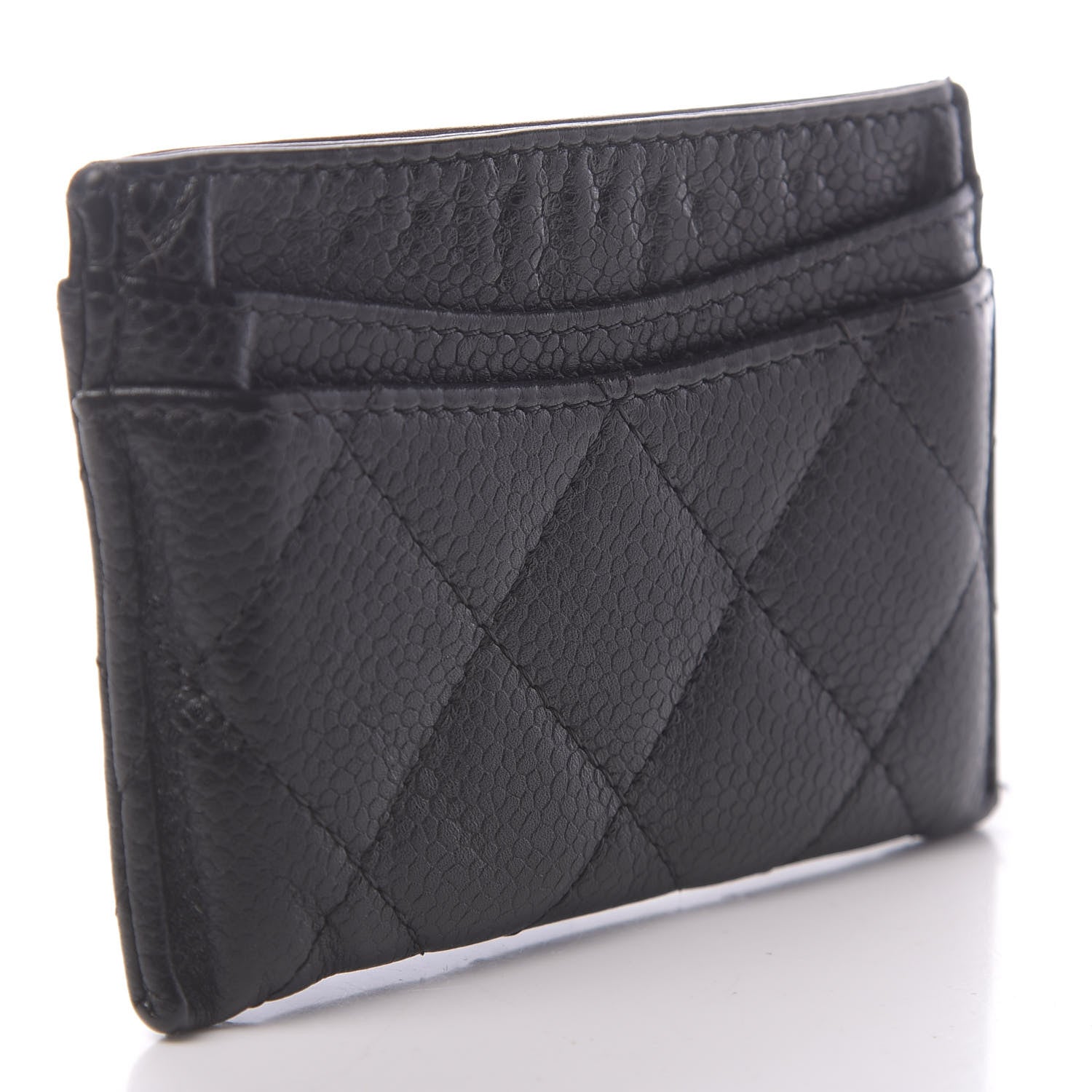 Chanel Caviar Quilted Card Holder Black 3 of 9