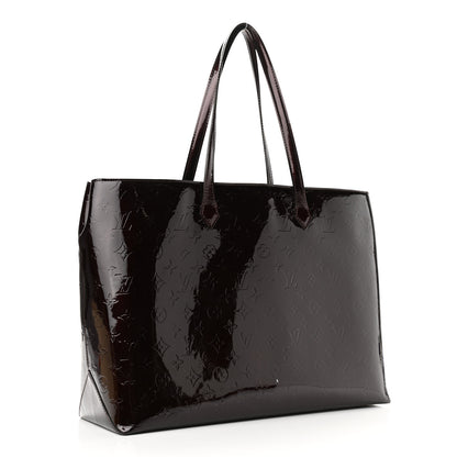 Louis Vuitton Vernis Wilshire GM Amarante 3 of 12