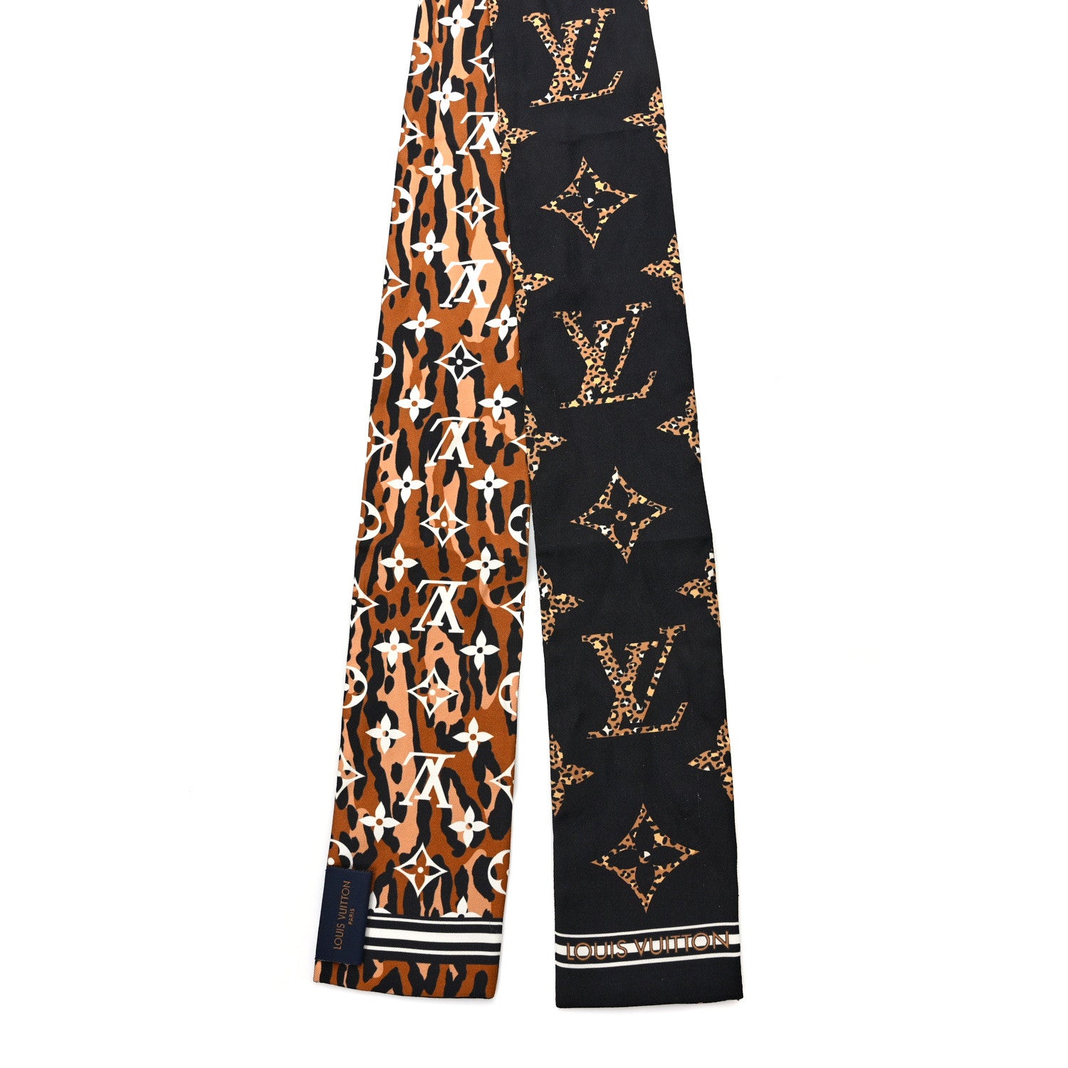 Louis Vuitton Silk Monogram Giant Jungle Bandeau Black 2 of 3