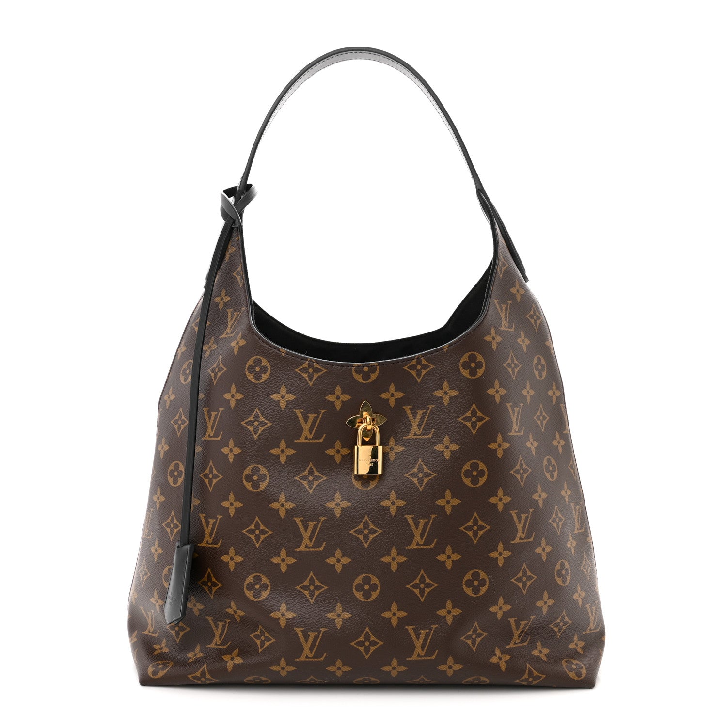 Louis Vuitton Monogram Flower Hobo Black 1 of 10