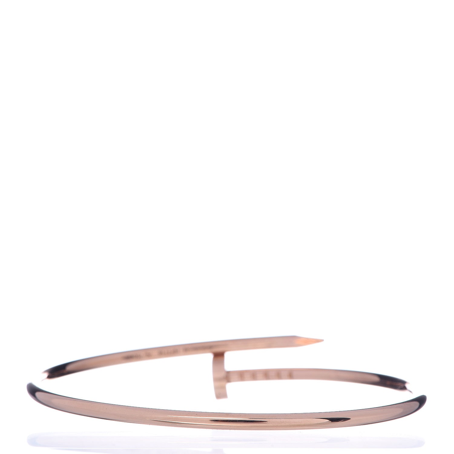 Cartier 18K Pink Gold Small Juste Un Clou Bracelet 16 3 of 4