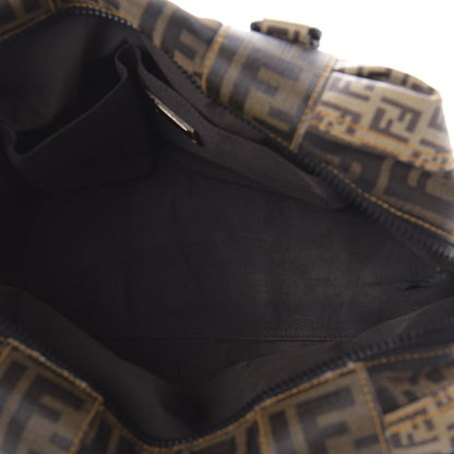 Fendi Zucca Zucchino Mixed Media Small B Mix Tote Tobacco 5 of 11