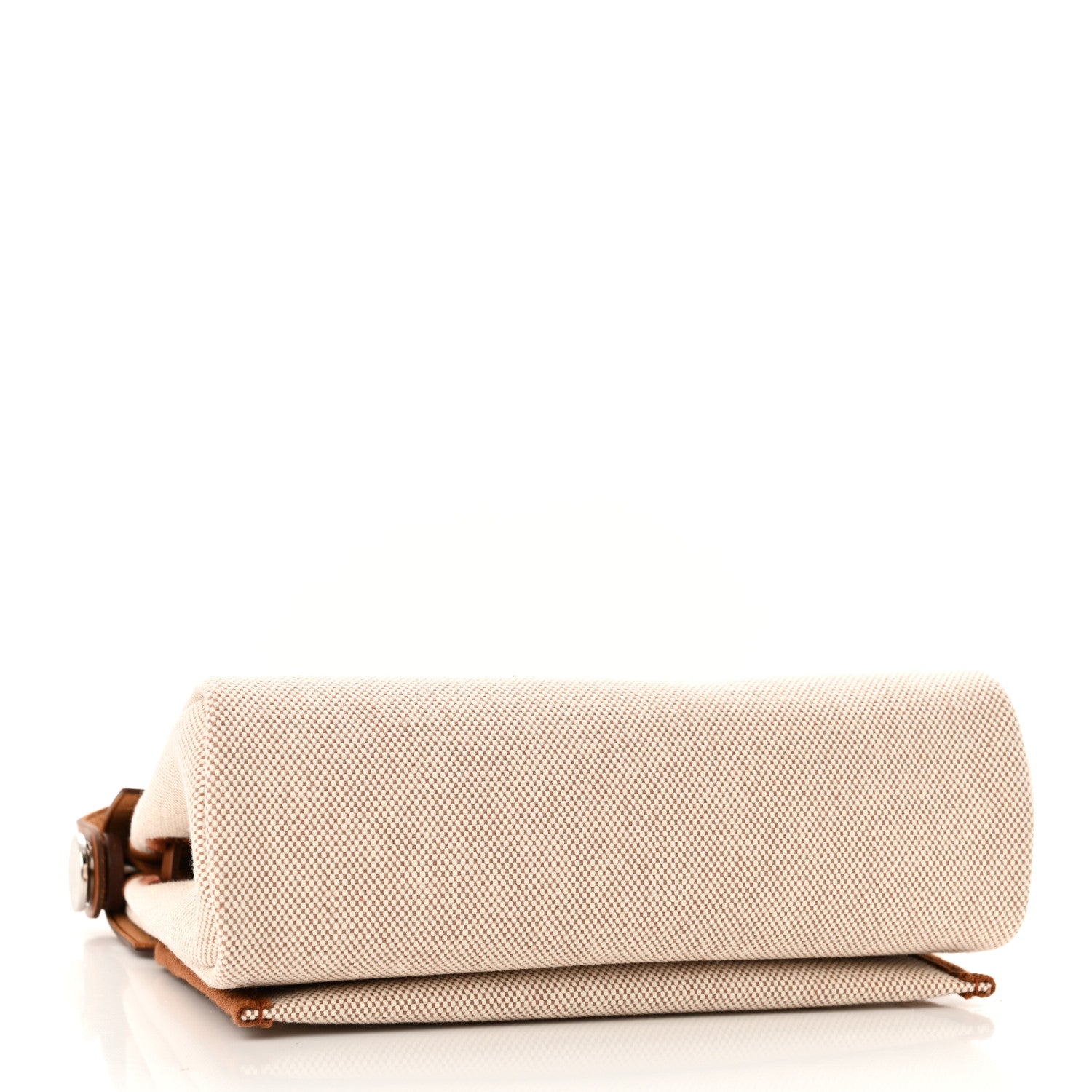 Hermes Military Toile Vache Hunter Herbag Zip Retourne 20 Ecru Beige Fauve 4 of 11
