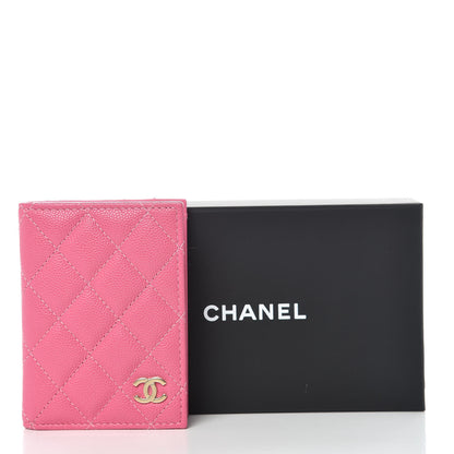 Chanel Caviar Quilted Card Holder Wallet Pink 8 of 8