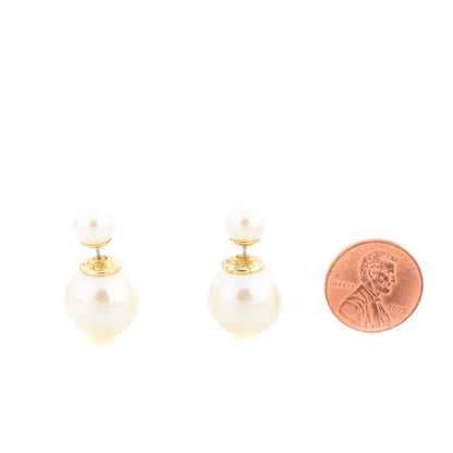 Christian Dior Pearl Mise En Dior Tribal Earrings 2 of 5