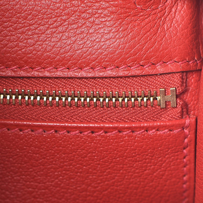 Hermes Evercolor Kelly Retourne 28 Rouge Casaque 23 of 39