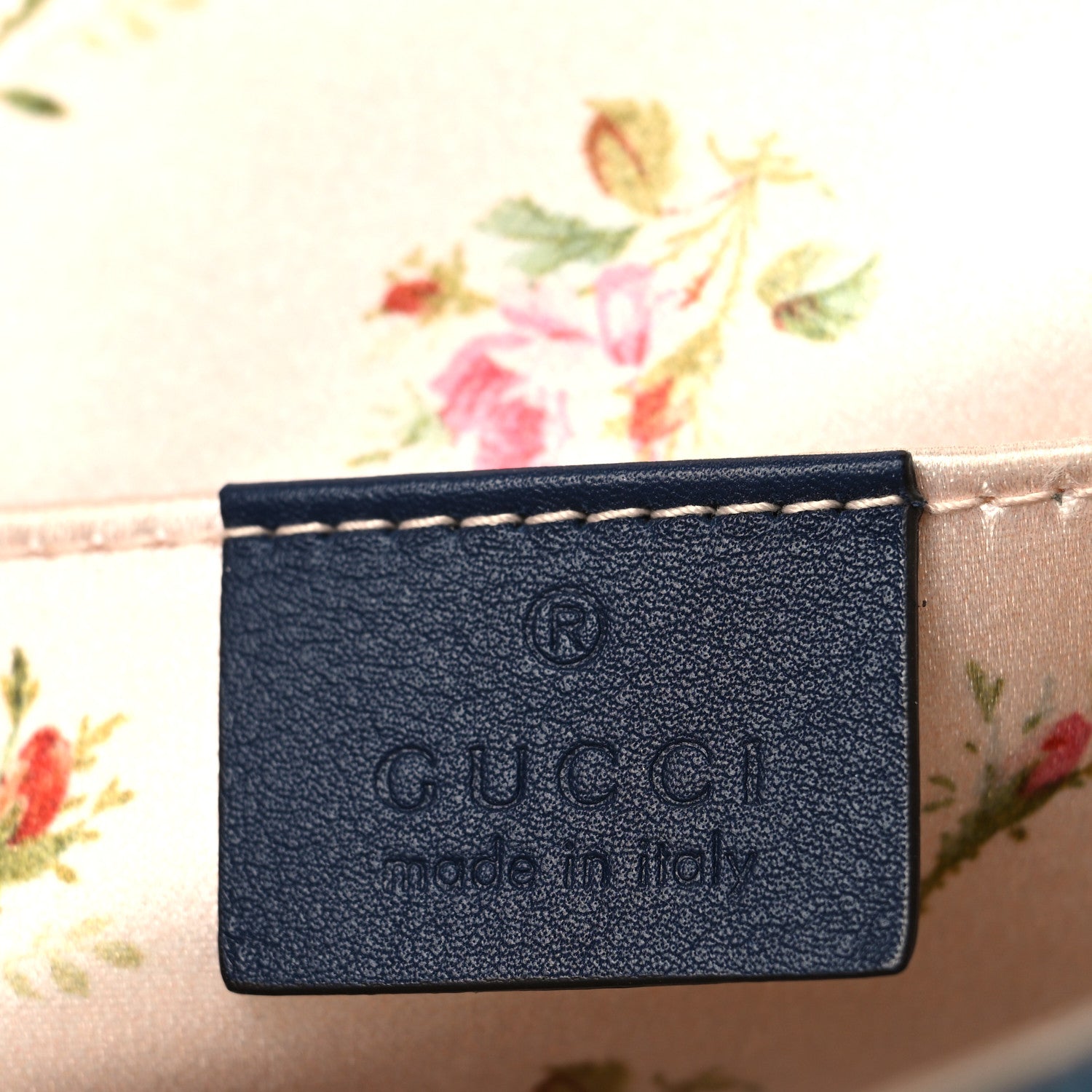 Gucci Denim Matelasse Mini Pearly GG Marmont Shoulder Bag Blue 6 of 10