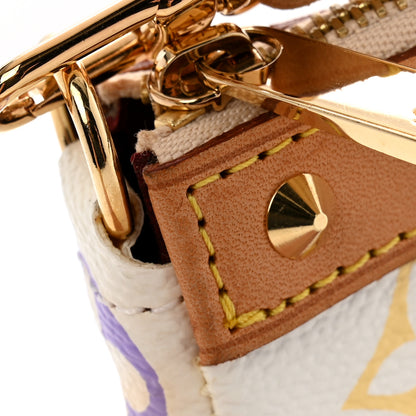 Louis Vuitton Monogram Multicolor Pochette Accessories White 10 of 11
