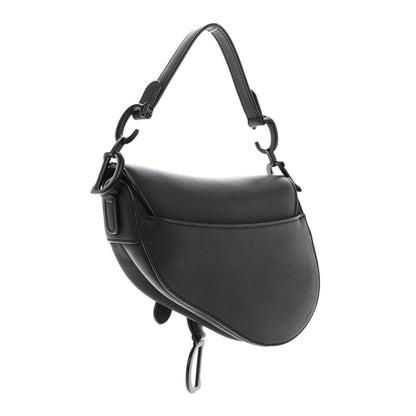 Christian Dior Ultra Matte Calfskin Mini Saddle Bag Black 3 of 10