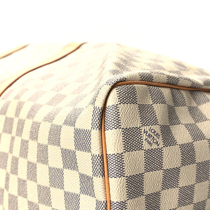 Louis Vuitton Damier Azur Keepall Bandouliere 55 11 of 11