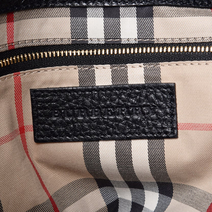 Burberry London Grainy Calfskin Medium Baynard Tote Black 6 of 7