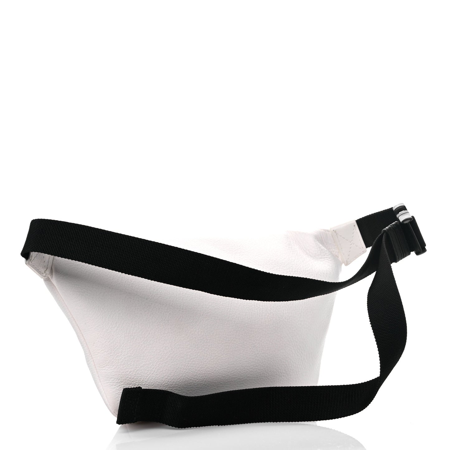 Smooth Calfskin Logo Large Everyday Beltpack White Black