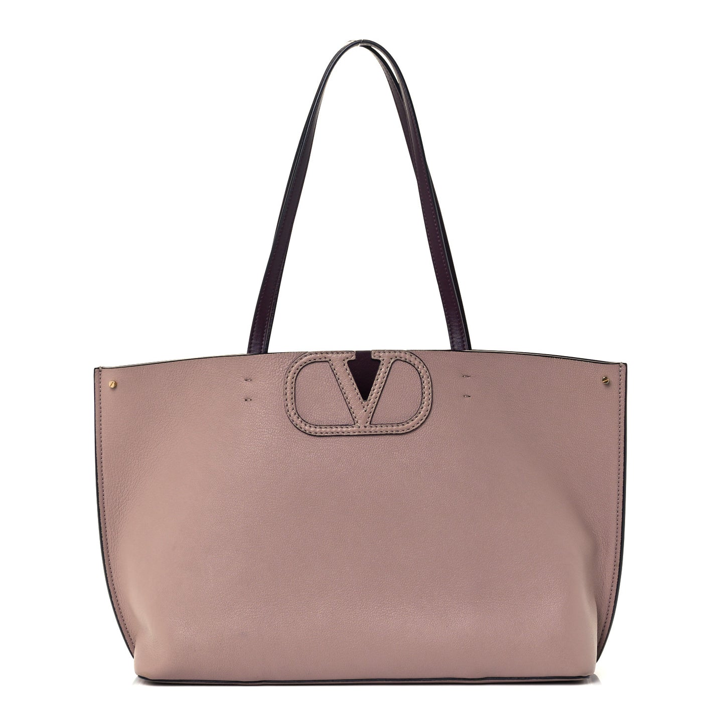 Calfskin Large Vlogo Fillme Tote Pink