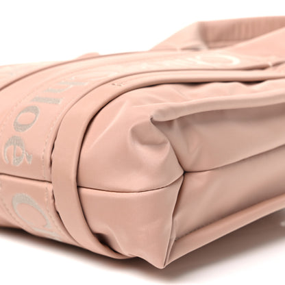 Chloe Nylon Small Woody Tote Rose Dust 10 of 10