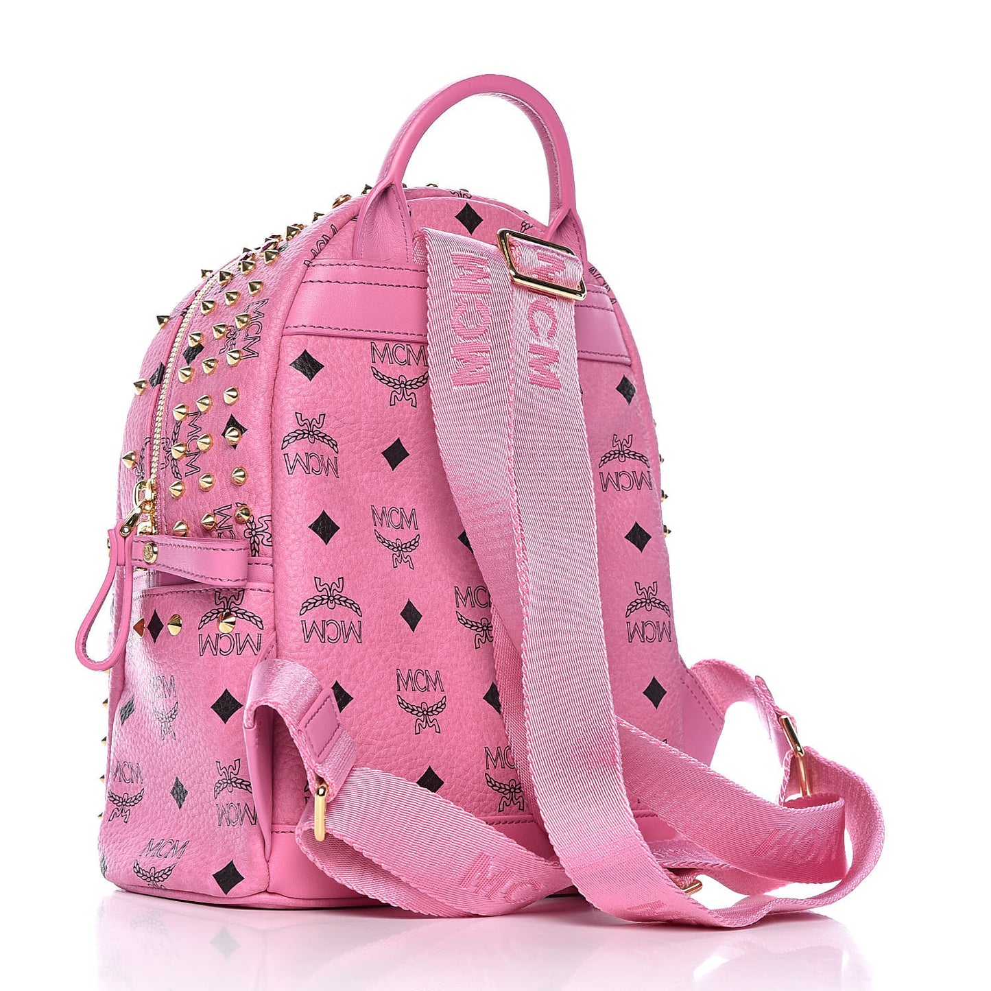 Visetos Swarovski Mini Stark Diamond Backpack Pink