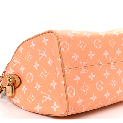 Louis Vuitton Calfskin Monogram Speedy P9 Bandouliere 25 Summer Peach 9 of 11