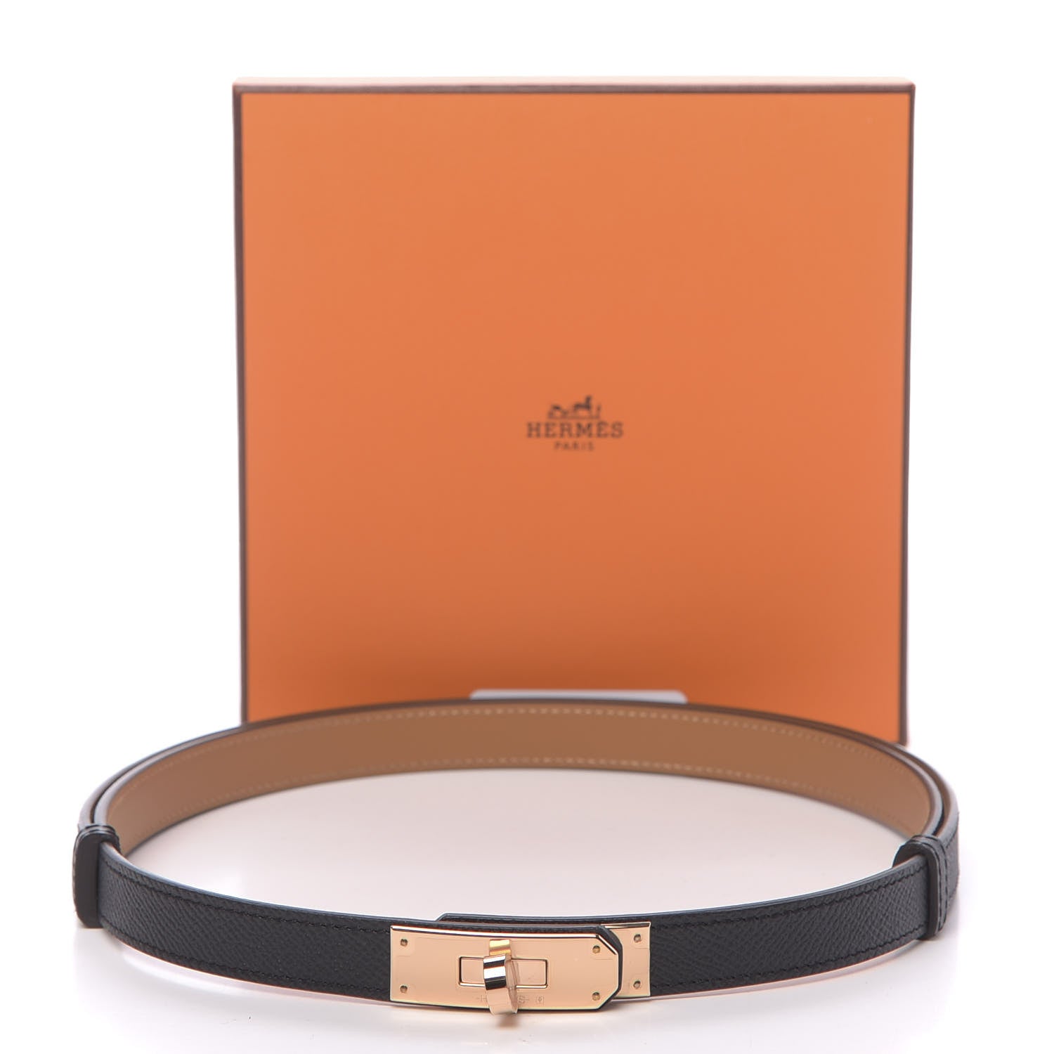 Hermes Epsom Kelly Belt Black 4 of 4