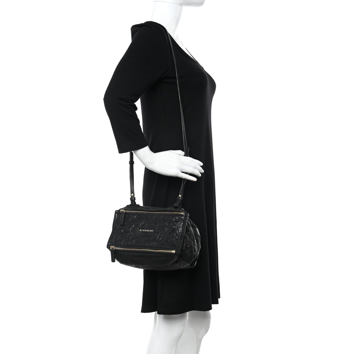 Givenchy Tumbled Sheepskin Mini Pandora Black 2 of 11
