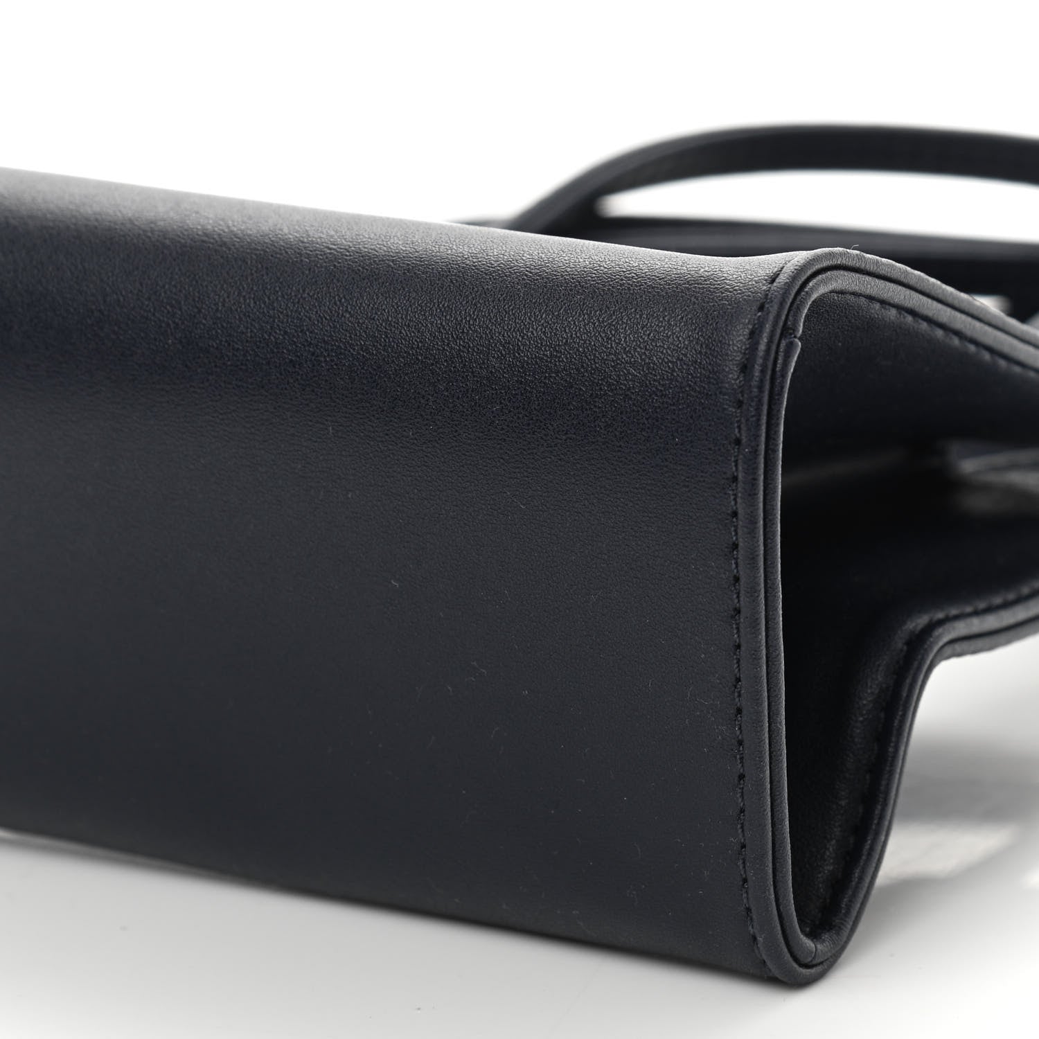 Telfar Vegan Leather Small Shopping Bag Navy 9 of 9