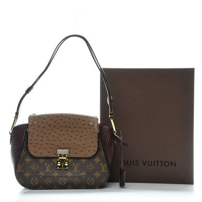Louis Vuitton Ostrich Lizard Exotique Majestueux Shoulder Bag Bordeaux 8 of 8