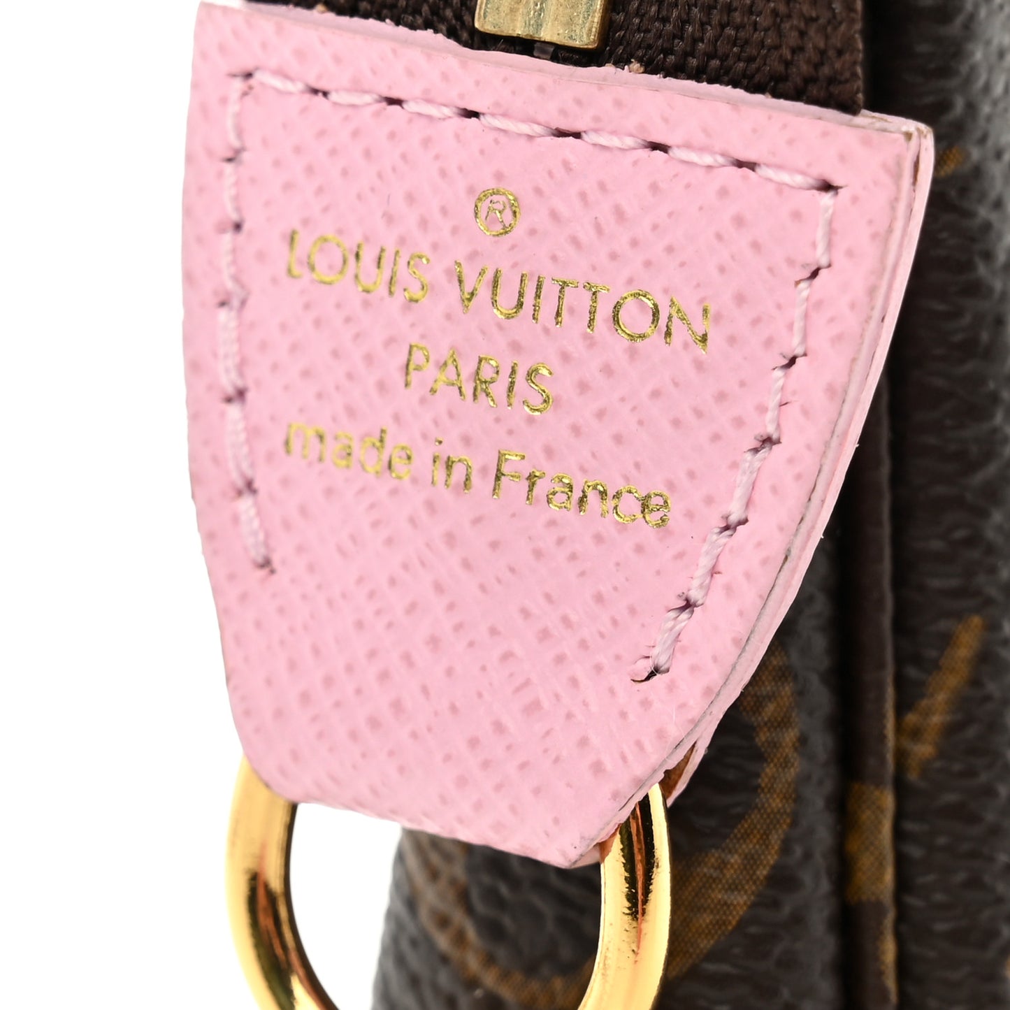 Monogram 2021 Christmas Animation Japanese Garden Mini Pochette Accessories Wisteria Pink