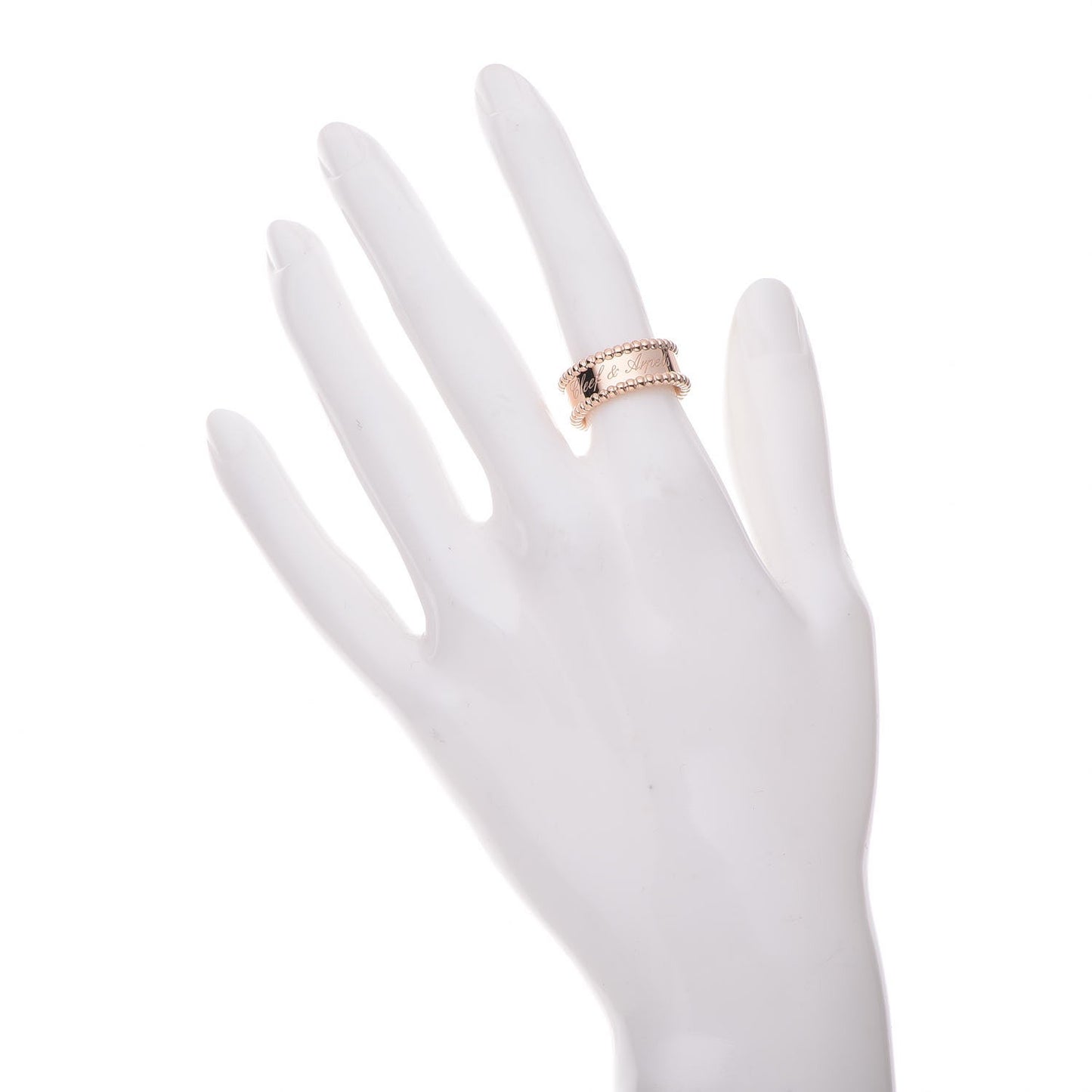 18K Rose Gold Perlee Signature Ring 50 5.25