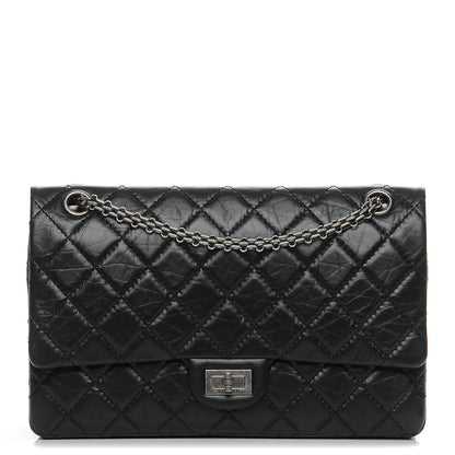 Chanel Aged Calfskin Quilted 2.55 Reissue 226 Flap Black 1 of 8