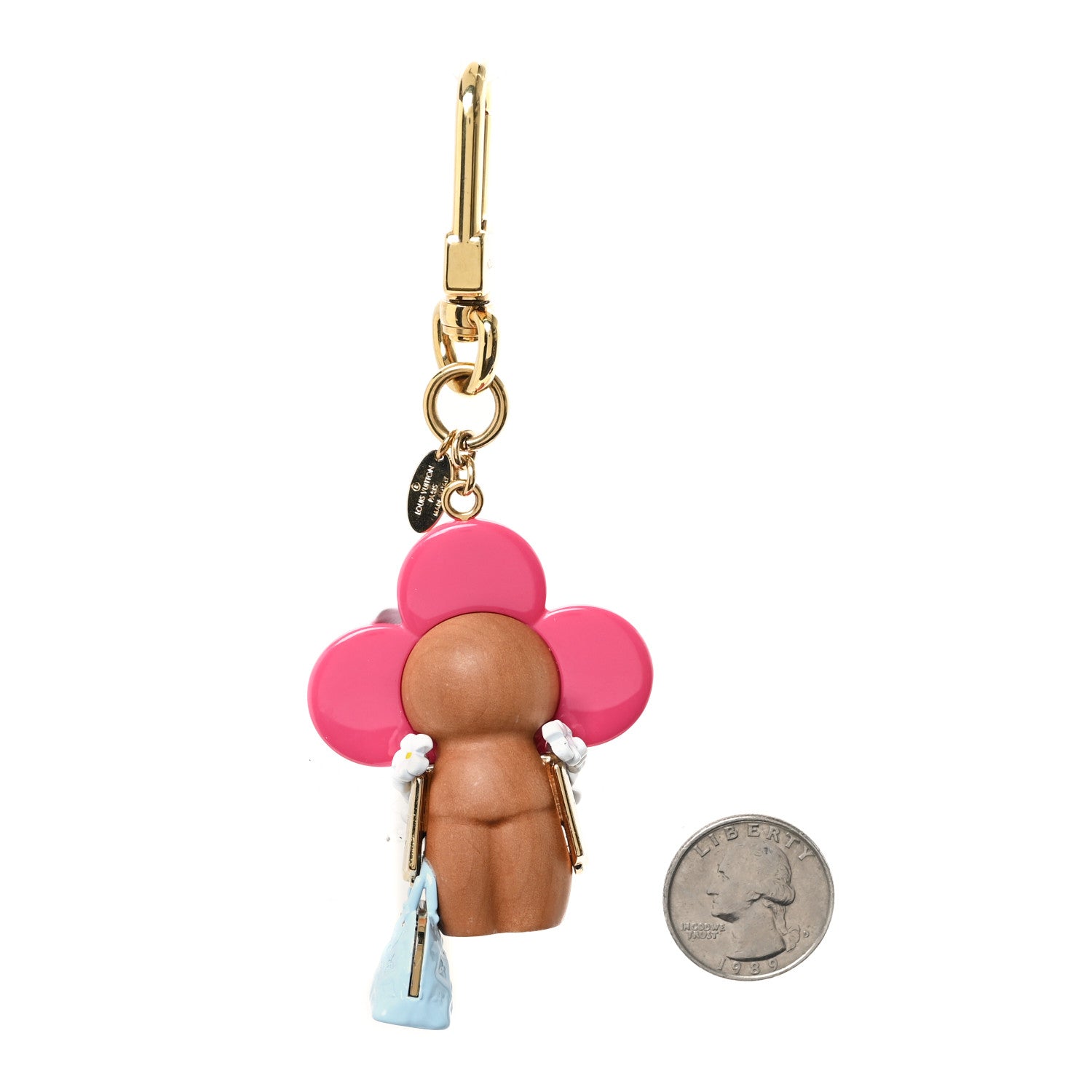 Louis Vuitton Resin Wood Vivienne Hawaii Bubblegram Alma BB Bag Charm Key Holder 2 of 3